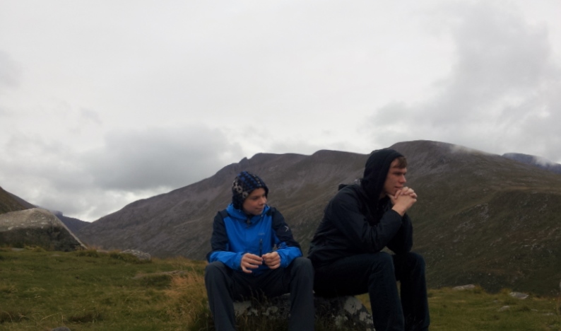 Ruben und Jonas auf der Nevis Range 